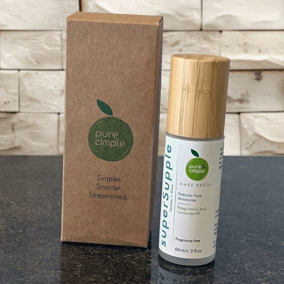 🍏 Pure & Cimple Prebiotic Moisturizer // Polyglutamic Acid & Ceramide NP ~ NIB! - Picture 1 of 8